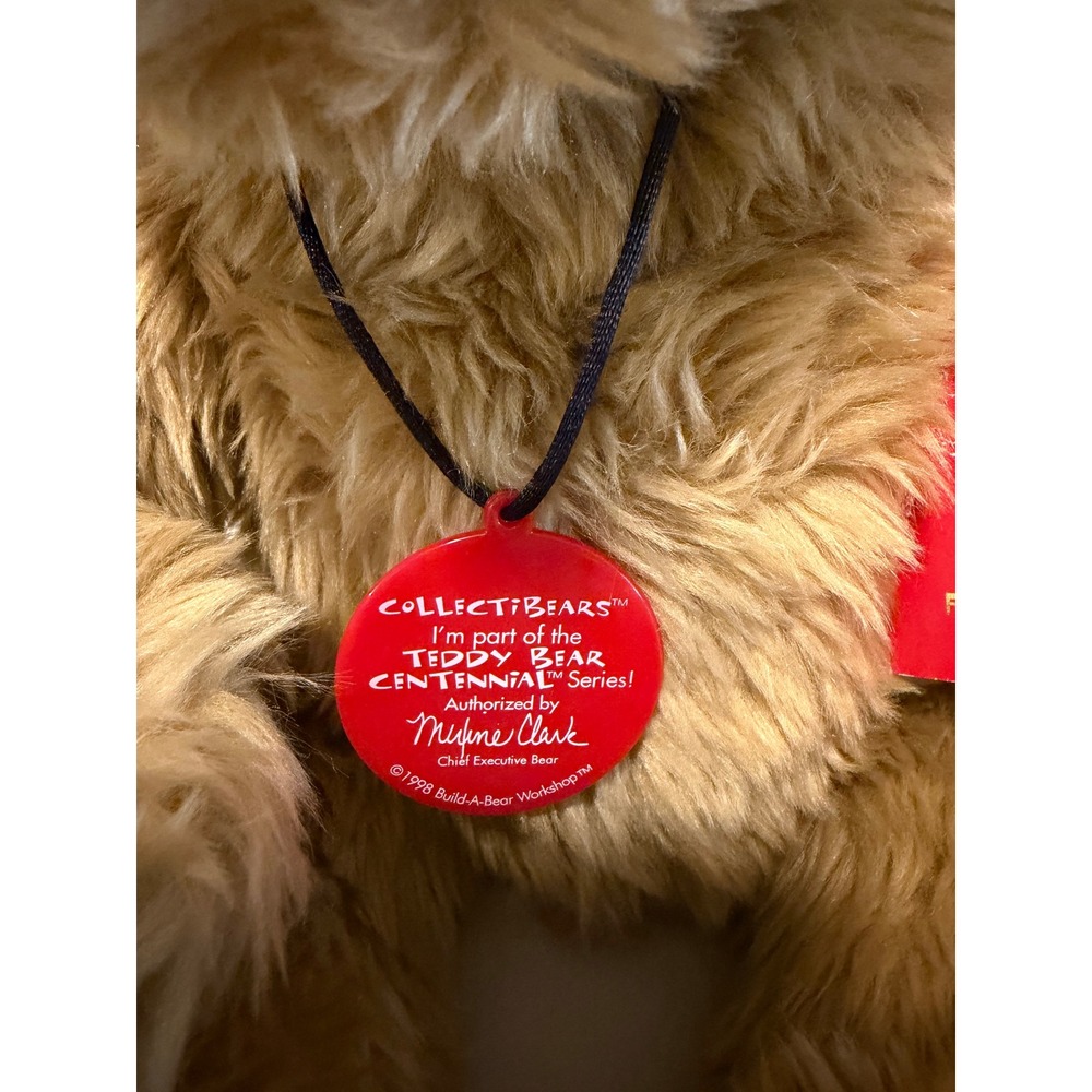 Build-A-Bear Centennial Teddy Bear 1999 CollectiBears Series 1 Plush with Tags - Picture 2 of 13